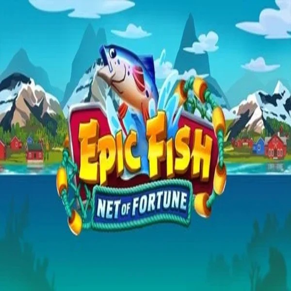 Epic Fish Net of Fortune slot logo by Quickspin at BetSixty CasinoEpic Fish Net of Fortune