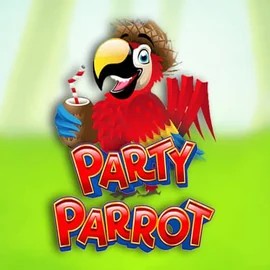 Official Slots logo: Party Parrot by Rival at BetSixty Casino